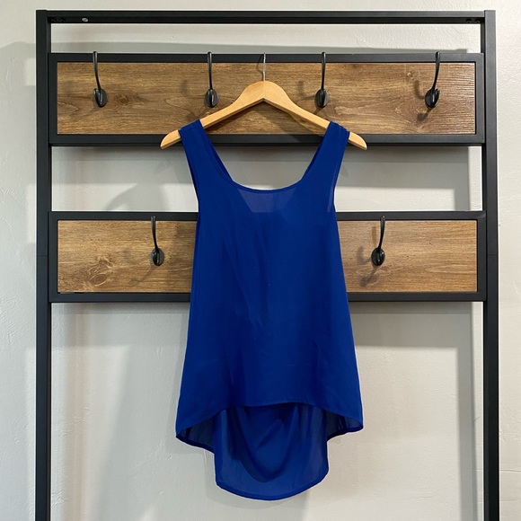 Cobalt Blue Tank (Bow Tie Back) - Picture 2 of 3